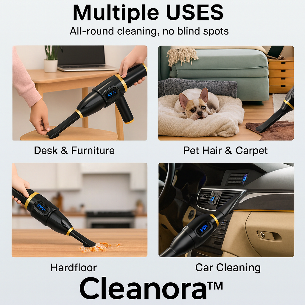 Cleanora™ | Portable Vacuum Cleaner