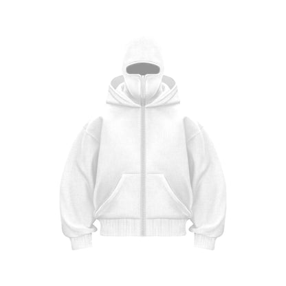 Fleece-lined Double Hood Unique Design