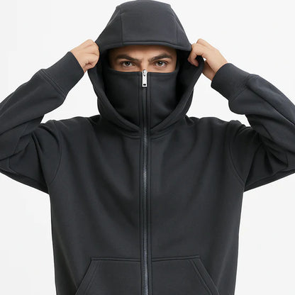 Fleece-lined Double Hood Unique Design