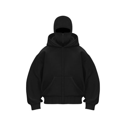 Fleece-lined Double Hood Unique Design
