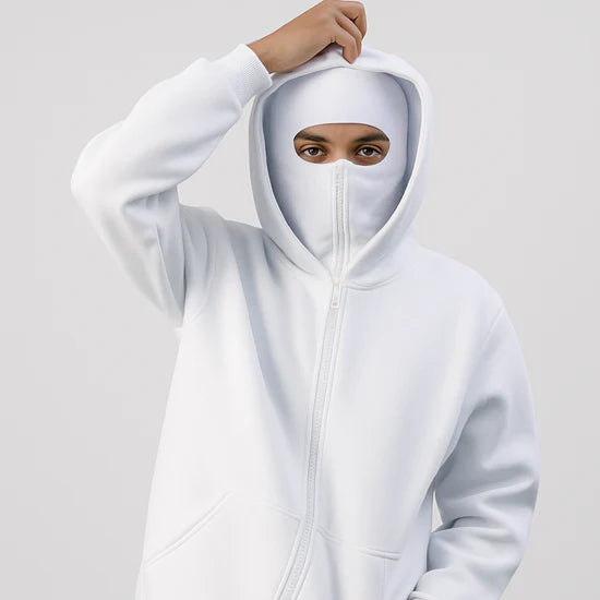 Fleece-lined Double Hood Unique Design