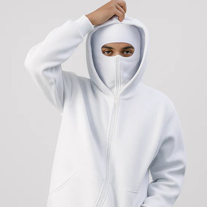 Fleece-lined Double Hood Unique Design
