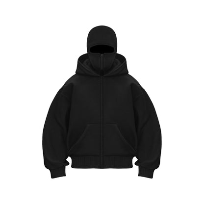 Fleece-lined Double Hood Unique Design