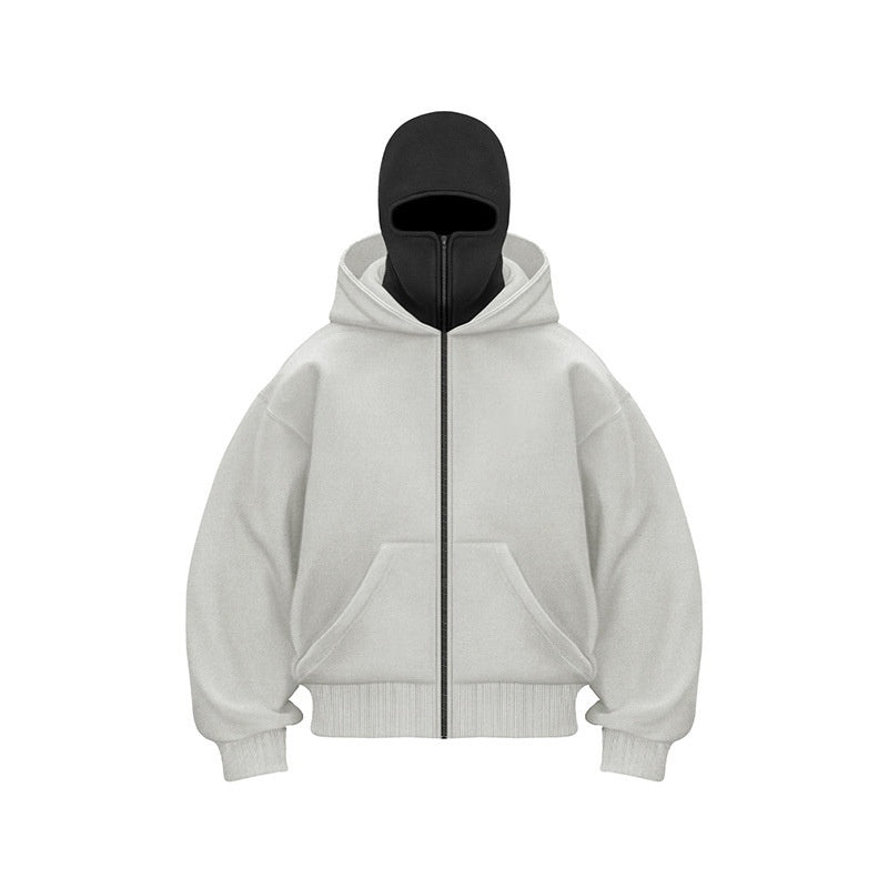 Fleece-lined Double Hood Unique Design