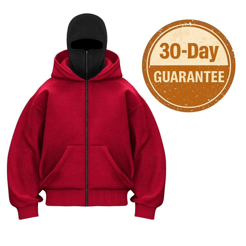 Fleece-lined Double Hood Unique Design
