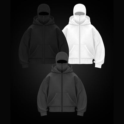 Fleece-lined Double Hood Unique Design